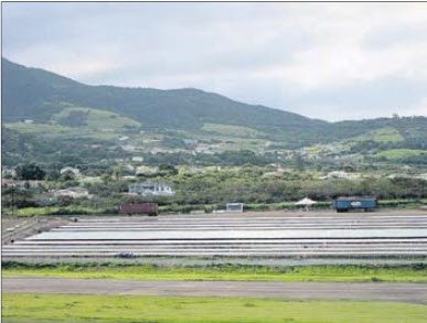 Solar farm on St. Kitts