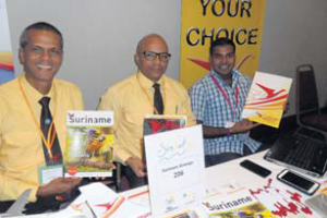 New faces at SMART 2015 Surinam Airways and Mets Travel & Tours representatives.