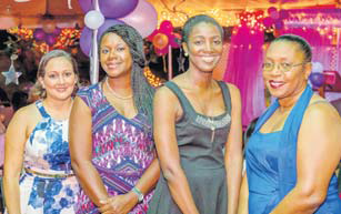 Women’s Day organisers, from left: First Lady Rosalyn Johnson, Island Council Member Monique Wilson, Jessica Gumbs, and Paula Child.